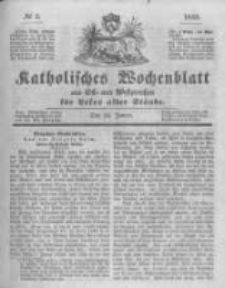Katholisches Wochenblatt aus Ost- und Westpreussen für Leser aller Stände. 1843.01.28 No5