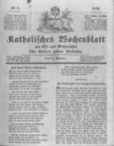 Katholisches Wochenblatt aus Ost- und Westpreussen für Leser aller Stände. 1843.02.04 No6