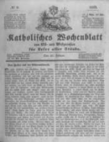 Katholisches Wochenblatt aus Ost- und Westpreussen für Leser aller Stände. 1843.02.25 No9