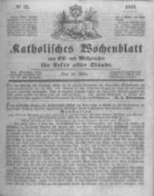 Katholisches Wochenblatt aus Ost- und Westpreussen für Leser aller Stände. 1843.03.18 No12