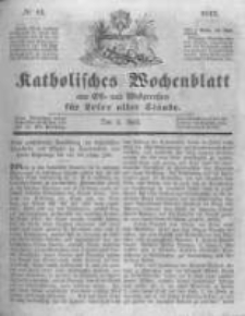 Katholisches Wochenblatt aus Ost- und Westpreussen für Leser aller Stände. 1843.04.01 No14
