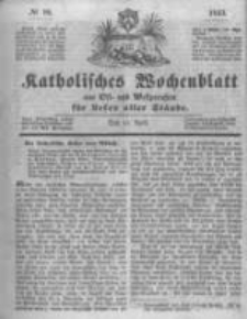 Katholisches Wochenblatt aus Ost- und Westpreussen für Leser aller Stände. 1843.04.15 No16