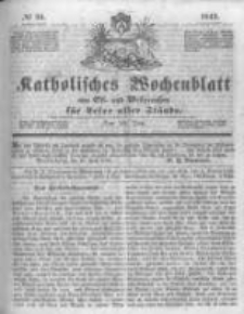 Katholisches Wochenblatt aus Ost- und Westpreussen für Leser aller Stände. 1843.06.10 No24