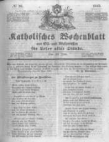 Katholisches Wochenblatt aus Ost- und Westpreussen für Leser aller Stände. 1843.06.24 No26