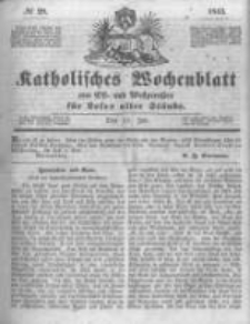 Katholisches Wochenblatt aus Ost- und Westpreussen für Leser aller Stände. 1843.07.15 No29