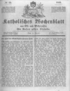Katholisches Wochenblatt aus Ost- und Westpreussen für Leser aller Stände. 1843.08.05 No32