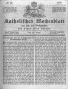 Katholisches Wochenblatt aus Ost- und Westpreussen für Leser aller Stände. 1843.08.26 No35