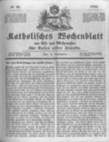 Katholisches Wochenblatt aus Ost- und Westpreussen für Leser aller Stände. 1843.09.02 No36