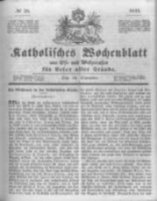 Katholisches Wochenblatt aus Ost- und Westpreussen für Leser aller Stände. 1843.09.16 No38