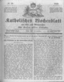 Katholisches Wochenblatt aus Ost- und Westpreussen für Leser aller Stände. 1843.09.23 No39