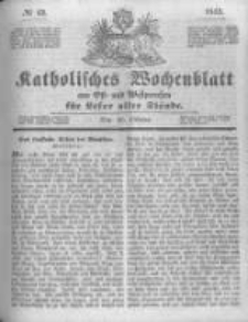 Katholisches Wochenblatt aus Ost- und Westpreussen für Leser aller Stände. 1843.10.21 No43