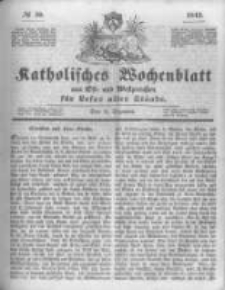 Katholisches Wochenblatt aus Ost- und Westpreussen für Leser aller Stände. 1843.12.09 No50