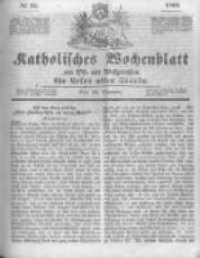 Katholisches Wochenblatt aus Ost- und Westpreussen für Leser aller Stände. 1843.12.23 No52