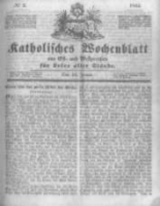 Katholisches Wochenblatt aus Ost- und Westpreussen für Leser aller Stände. 1844.01.13 No2