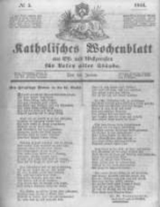 Katholisches Wochenblatt aus Ost- und Westpreussen für Leser aller Stände. 1844.01.20 No3