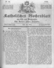 Katholisches Wochenblatt aus Ost- und Westpreussen für Leser aller Stände. 1844.03.23 No12