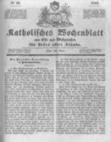 Katholisches Wochenblatt aus Ost- und Westpreussen f&uuml;r Leser aller St&auml;nde. 1844.05.18 No20
