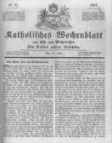 Katholisches Wochenblatt aus Ost- und Westpreussen für Leser aller Stände. 1844.07.06 No27