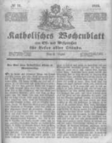 Katholisches Wochenblatt aus Ost- und Westpreussen für Leser aller Stände. 1844.08.03 No31