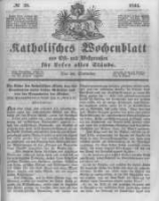 Katholisches Wochenblatt aus Ost- und Westpreussen für Leser aller Stände. 1844.09.28 No39