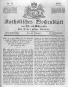 Katholisches Wochenblatt aus Ost- und Westpreussen für Leser aller Stände. 1844.12.21 No51