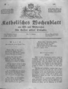 Katholisches Wochenblatt aus Ost- und Westpreussen f&uuml;r Leser aller St&auml;nde. 1846.01.03 No1