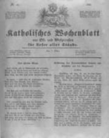 Katholisches Wochenblatt aus Ost- und Westpreussen f&uuml;r Leser aller St&auml;nde. 1846.03.07 No10