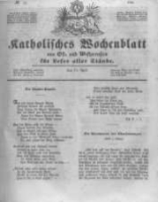 Katholisches Wochenblatt aus Ost- und Westpreussen für Leser aller Stände. 1846.04.11 No15