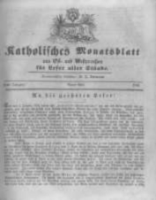 Katholisches Monatsblatt aus Ost- und Westpreussen für Leser aller Stände. 1846 April