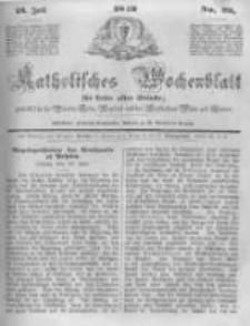 Katholisches Wochenblatt für Leser aller Stände zunächst für die Diöcesen Culm, Ermeland und das Erzbisthum Posen und Gnesen. 1849.07.21 No29