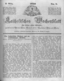 Katholisches Wochenblatt für Leser aller Stände zunächst für die Diöcesen Culm, Ermeland und das Erzbisthum Posen und Gnesen. 1850.03.02 No9