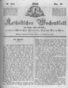 Katholisches Wochenblatt für Leser aller Stände zunächst für die Diöcesen Culm, Ermeland und das Erzbisthum Posen und Gnesen. 1850.07.06 No27