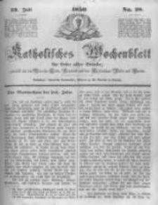 Katholisches Wochenblatt für Leser aller Stände zunächst für die Diöcesen Culm, Ermeland und das Erzbisthum Posen und Gnesen. 1850.07.13 No28