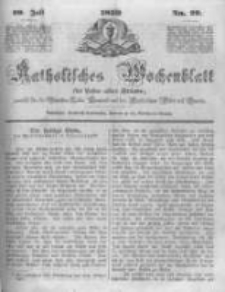 Katholisches Wochenblatt für Leser aller Stände zunächst für die Diöcesen Culm, Ermeland und das Erzbisthum Posen und Gnesen. 1850.07.20 No29