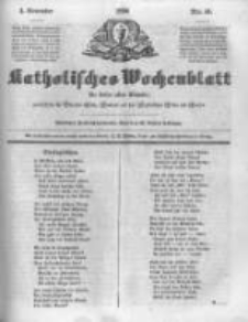 Katholisches Wochenblatt für Leser aller Stände zunächst für die Diöcesen Culm, Ermeland und das Erzbisthum Posen und Gnesen. 1850.11.02 No44