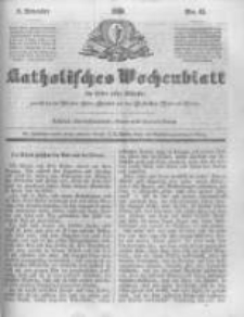 Katholisches Wochenblatt für Leser aller Stände zunächst für die Diöcesen Culm, Ermeland und das Erzbisthum Posen und Gnesen. 1850.11.09 No45