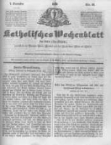 Katholisches Wochenblatt für Leser aller Stände zunächst für die Diöcesen Culm, Ermeland und das Erzbisthum Posen und Gnesen. 1850.12.07 No49