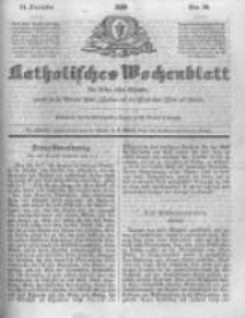 Katholisches Wochenblatt für Leser aller Stände zunächst für die Diöcesen Culm, Ermeland und das Erzbisthum Posen und Gnesen. 1850.12.14 No50