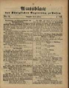 Amtsblatt der K&ouml;niglichen Regierung zu Posen. 1886.02.02 Nro.5