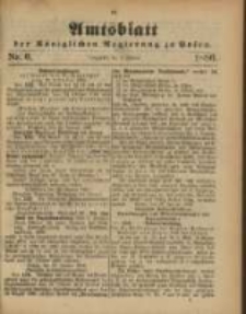Amtsblatt der K&ouml;niglichen Regierung zu Posen. 1886.02.09 Nro.6