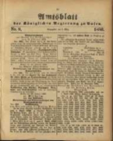 Amtsblatt der Königlichen Regierung zu Posen. 1886.03.02 Nro.9