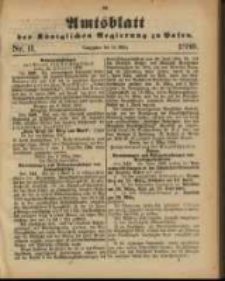 Amtsblatt der K&ouml;niglichen Regierung zu Posen. 1886.03.16 Nro.11