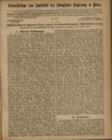 Extra = Beilage zum Amtsblatt der K&ouml;niglichen Regierung zu Posen.
