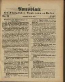 Amtsblatt der Königlichen Regierung zu Posen. 1886.03.23 Nro.12