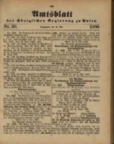 Amtsblatt der K&ouml;niglichen Regierung zu Posen. 1886.05.18 Nro.20