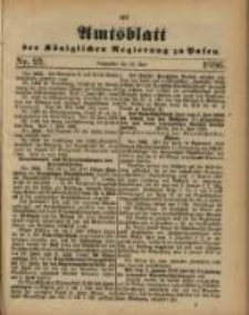 Amtsblatt der K&ouml;niglichen Regierung zu Posen. 1886.06.22 Nro.25