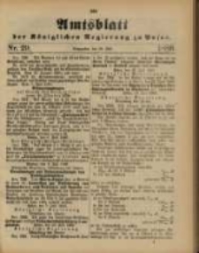 Amtsblatt der K&ouml;niglichen Regierung zu Posen. 1886.07.20 Nro.29