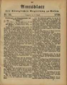 Amtsblatt der K&ouml;niglichen Regierung zu Posen. 1886.08.10 Nro.32