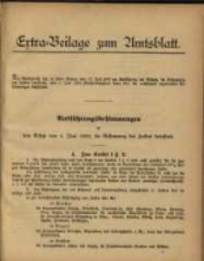 Extra = Beilage zum Amtsblatt