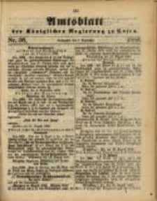 Amtsblatt der K&ouml;niglichen Regierung zu Posen. 1886.09.07 Nro.36